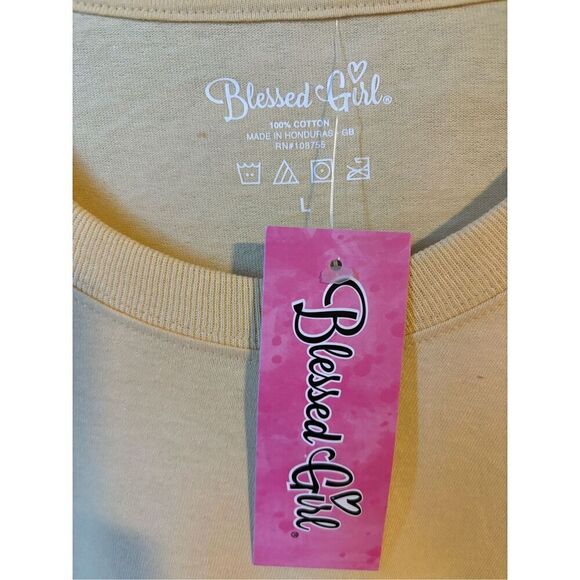 Blessed Girl Long Sleeve Tee Sz Lg - Picture 3 of 5